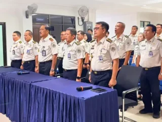 Kanwil Ditjenpas Riau Ikuti Pelantikan Pimpinan Tinggi Madya Kemenimipas