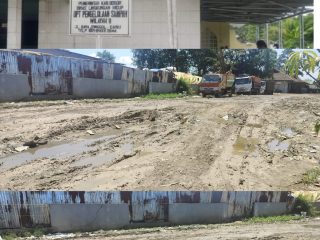 Akses Jalan ke Kantor UPT DLH Wilayah 2 Jonggol Dikeluhkan Warga, Becek dan Berlumpur