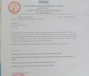 Video Temuan Fasilitas Mewah di Lapas Cibinong Viral, FRRAK Layangkan Surat Minta Klarifikasi